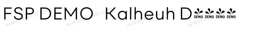 FSP DEMO   Kalheuh D字体转换